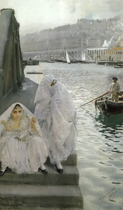 In the Harbour of Algiers Anders Zorn